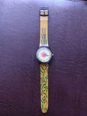 Vintage watch new from the 1980s