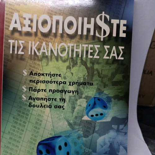 Axiopoiiste tis ikanotites sas book like new