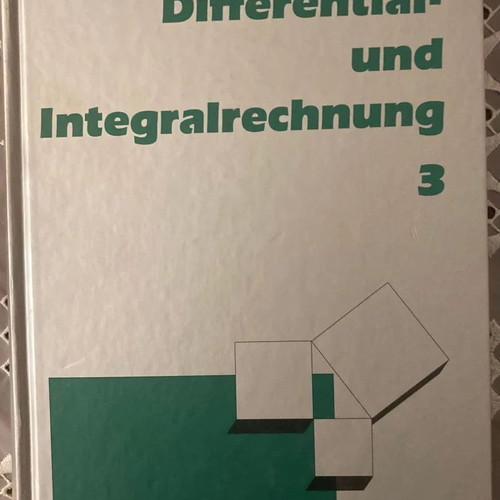 Differentialrechnung und Integralrechnung Set of 2 German math books