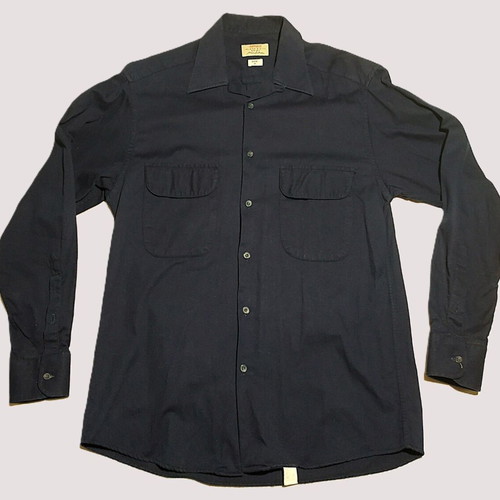 Casual Blue Navy Shirt size Medium like new, cotton