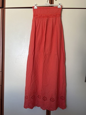 Maxi strapless dress Regalinas like new, red