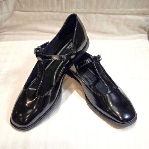 Zara Mary Janes Size 40 Black Like New