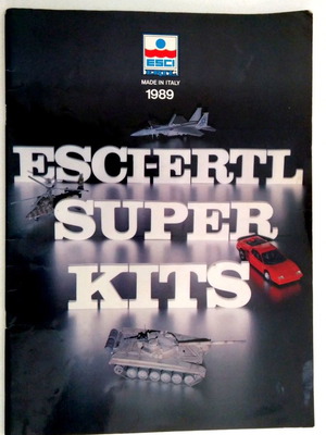 Modeling Catalog 1989 ESCI Plastic Hobby Kits like new