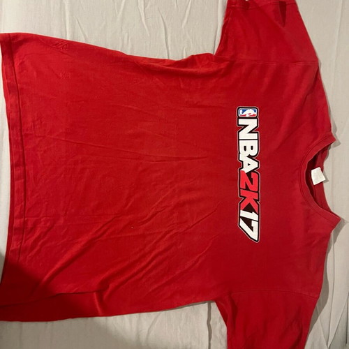 NBA T shirt athletic used, size large, 100% cotton