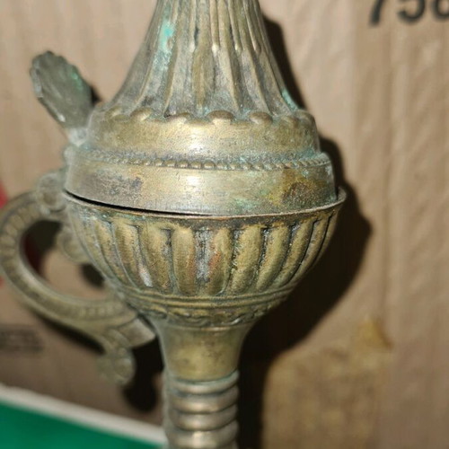 Bronze incense burner used