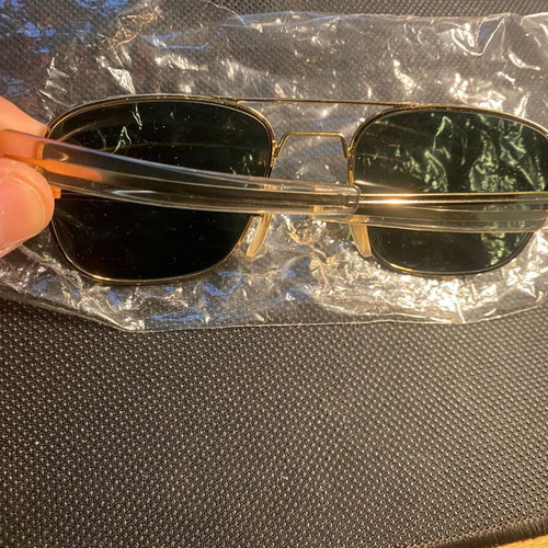 Saint Louis sunglasses new, Italian, silver and green