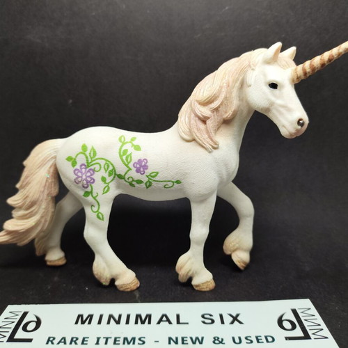 Schleich Bayala Mythical Glitter Flower Unicorn figure used
