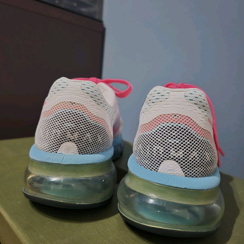 Nike Airmax 2014 athletic shoes like new, size 36.5, white and pink