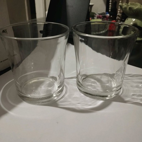 Set of 6 Evian Gobelet glasses new, professional use
