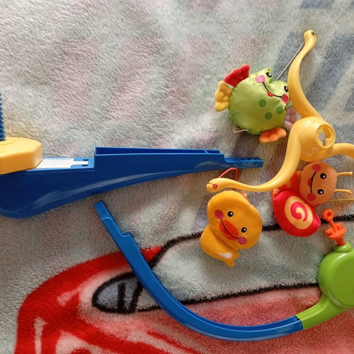 Baby toy like new for crib