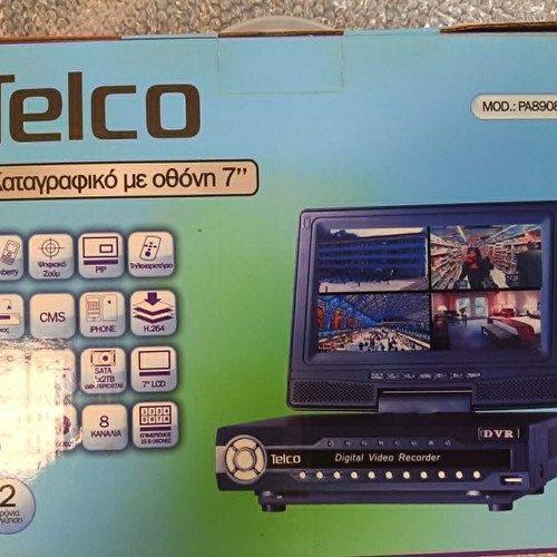 Telco PA8908XT 8-Channel Recorder with 7'' Screen new