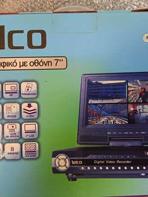 Telco PA8908XT 8-Channel Recorder with 7'' Screen new