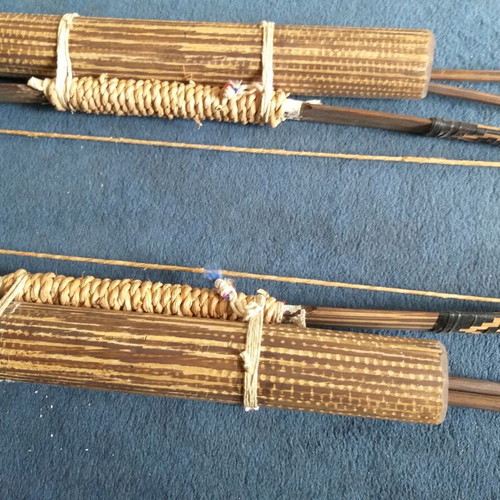 Indian handmade bows and arrows like new, traditional from Colombia