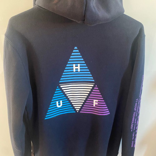 Huf jacket like new, blue, size medium