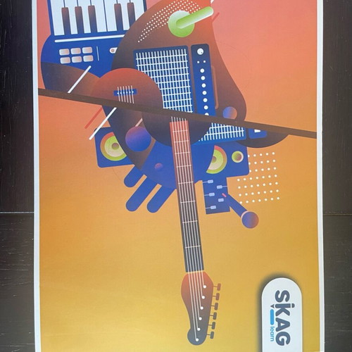 Skag music notebook pentagram new with 40 sheets