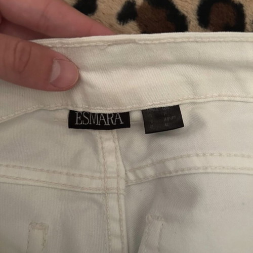 Esmara white denim pants like new, size L