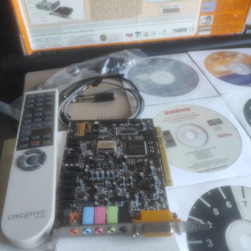 Creative Sound Blaster Live! Platinum 5.1 sound card, full retro package