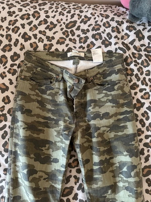 Τζιν παντελόνι παραλλαγή μεταχειρισμένο H&M, εφαρμοστό, χαμηλοκάβαλο με φερμουάρ