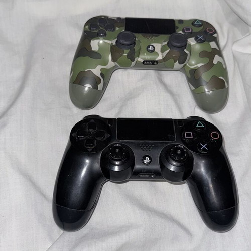 PlayStation 4 console with FIFA 19 and cables