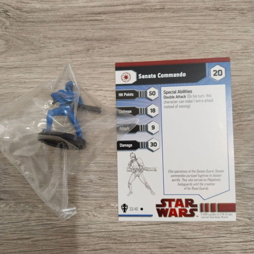 Star Wars Miniatures Game Senate Commando new