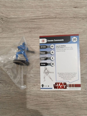Star Wars Miniatures Game Senate Commando new
