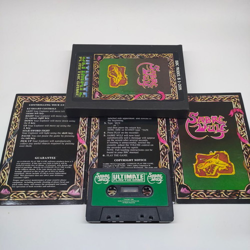 Sabre Wulf used game for BBC Micro Model B, Ultimate Play the Game