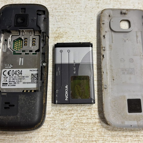 Nokia C2-01 phone used, gray, with memory card