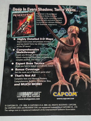 Other - Resident Evil: Outbreak (Personnel Profiles)