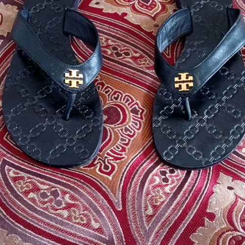 Tory Burch sandals like new, black, size 36.5
