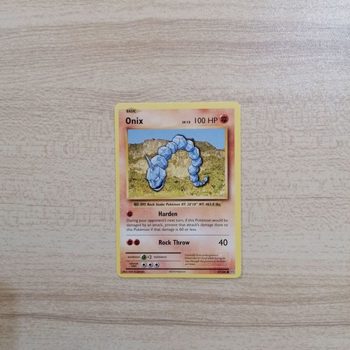 Pokémon Onix Evolutions 2016 card new