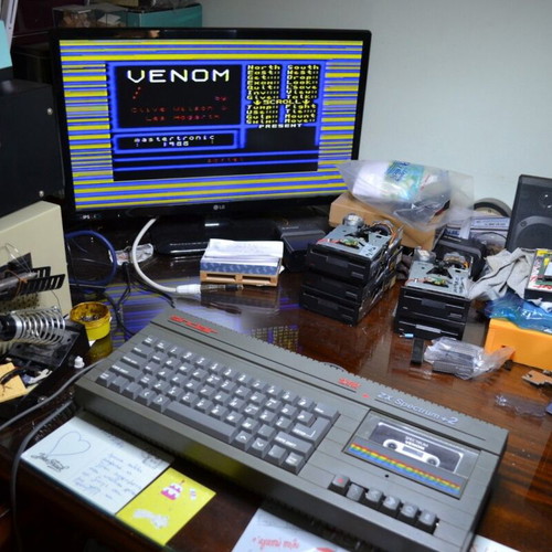 ZX Spectrum 128K+2 grey console