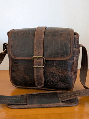 Rock & Roll leather camera bag used