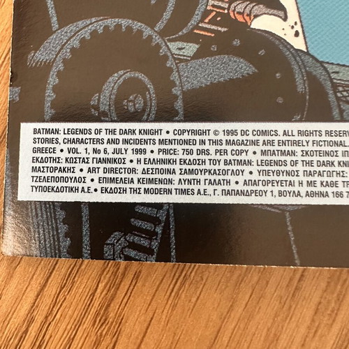 Batman Dark Knight Mini Album 6 like new