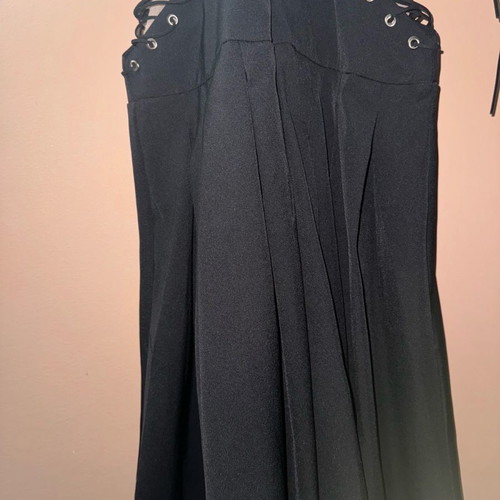 Dress new black with side transparency, size M