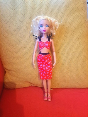 Myscene Barbie Kennedy Club Night doll with bendable hands