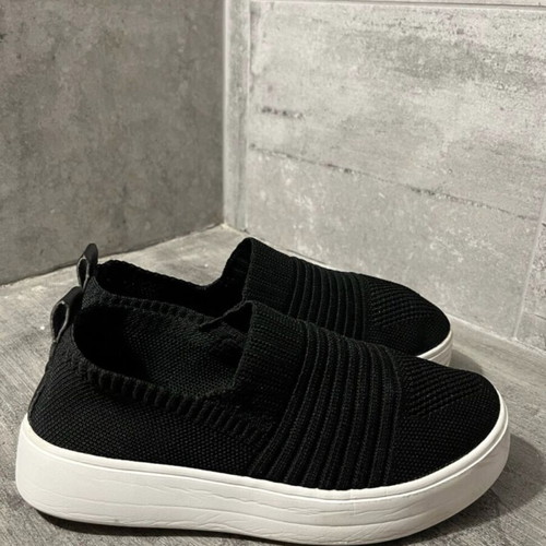 Primark women's slip-on shoes used, size 38-39, black