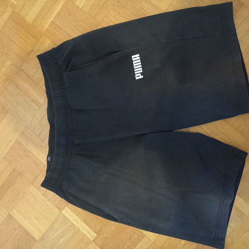 Puma shorts and T-shirt set used, size large, black and blue