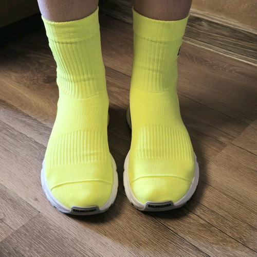 Balenciaga Speed 3.0 sneakers new women's sock-style yellow shoes size 39