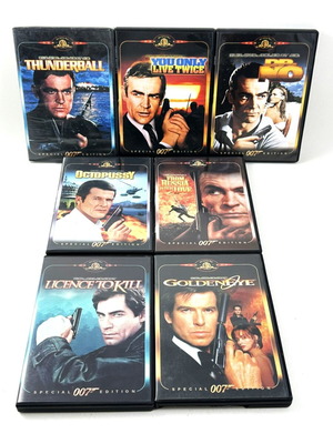 James Bond 007 Special Edition πακέτο DVD σαν καινούργιο με ελληνικούς υπότιτλους, 7 ταινίες