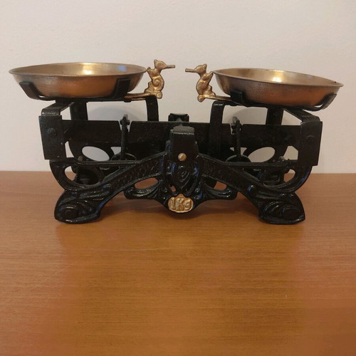Grocery scale 1960 1 kg like new collectible