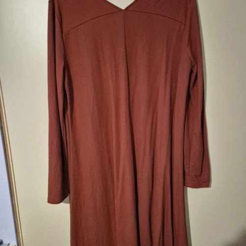 Midi dress like new, terracotta color, size L