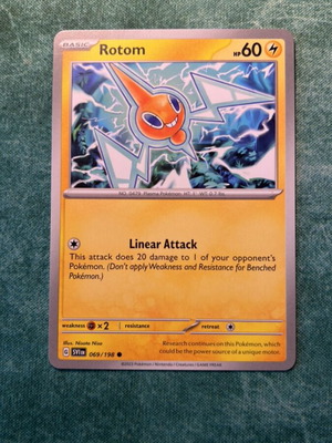 Rotom Pokemon card used