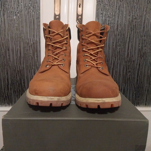 Μποτάκια Timberland 6-inch μεταχειρισμένα, καφέ, μέγεθος 46