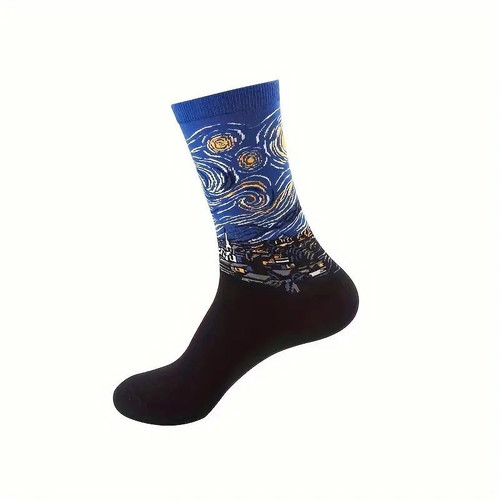 Socks with Design from Famous Painting New Unisex
