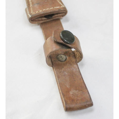 Leather sheath for combat knife used, 1970 Greek Afentakis