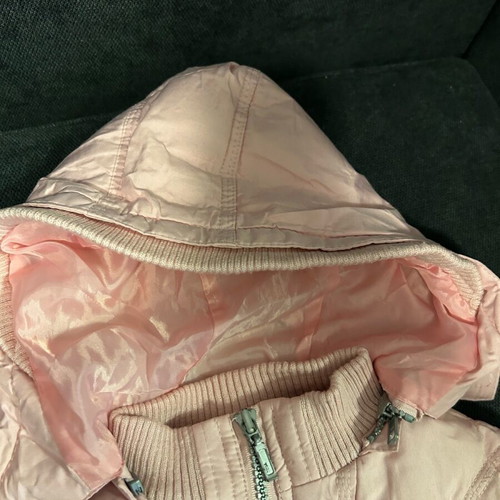 George pink jacket used, 5-6 years, 120-116 cm with hood