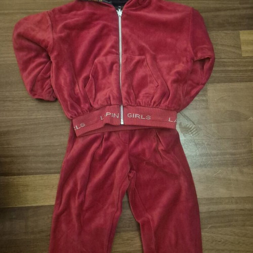 Lapin House velvet tracksuit double face, like new, size 4 years
