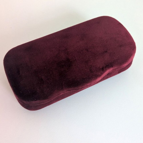 Gucci velvet burgundy sunglasses case like new