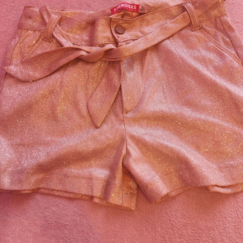 Energiers shorts gold like new, size 128 cm for 8 years old