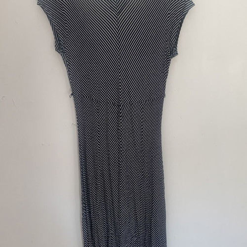Tommy Hilfiger dress L like new, dark blue with white stripes